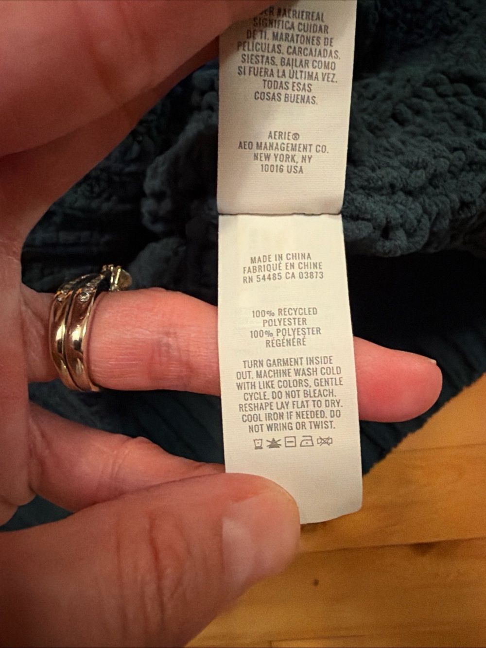 aerie Forest Green Cable-Knit Zip Cardigan - Picture 12 of 12